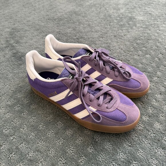 Adidas Gazelle Indoor Sneakers – Shadow Violet, Size 7.5 (Unisex) - Picture 1 of 5